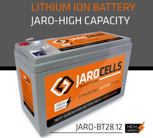 12V Jarocells lithium accu's