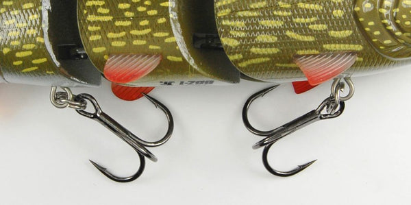 Eagle Claw TREBLE 18 – 18-Inch Fishing Hook Set For Big Catches