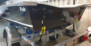 Motocraft Fish boot + trailer LAATSTE STUK!