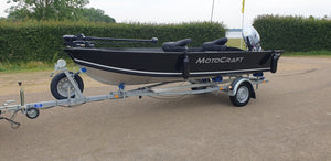 Motocraft Angler 470 + trailer + Honda 40pk  Demo boot aanbieding