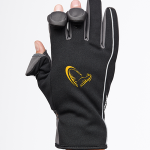 Softshell winter glove black