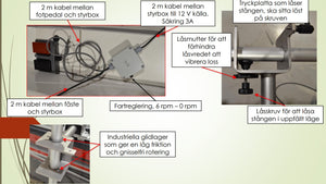 Z-bait Transducerstang / Live transducer bevestiging