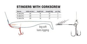 Steel stinger / cork screw stinger