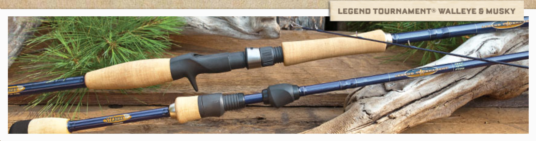 St. Croix Legend Walleye Tournament Casting Rod