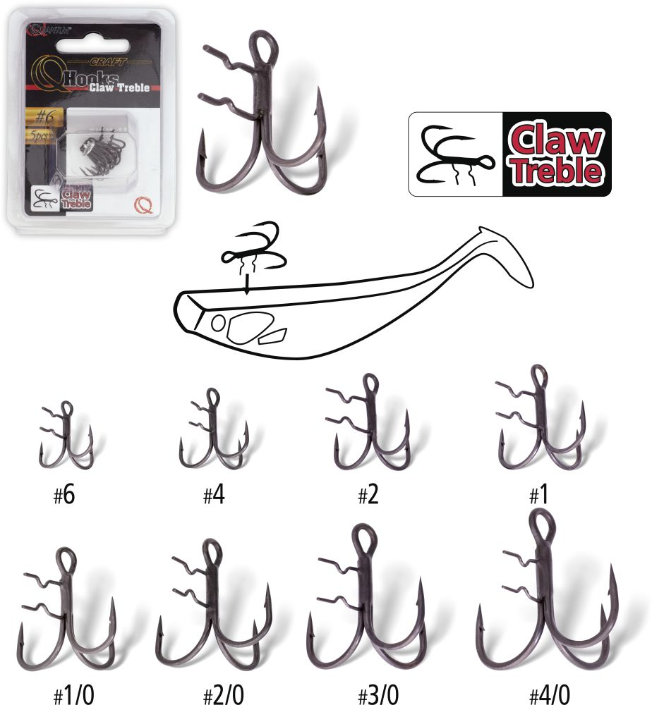 Claw Treble Hooks